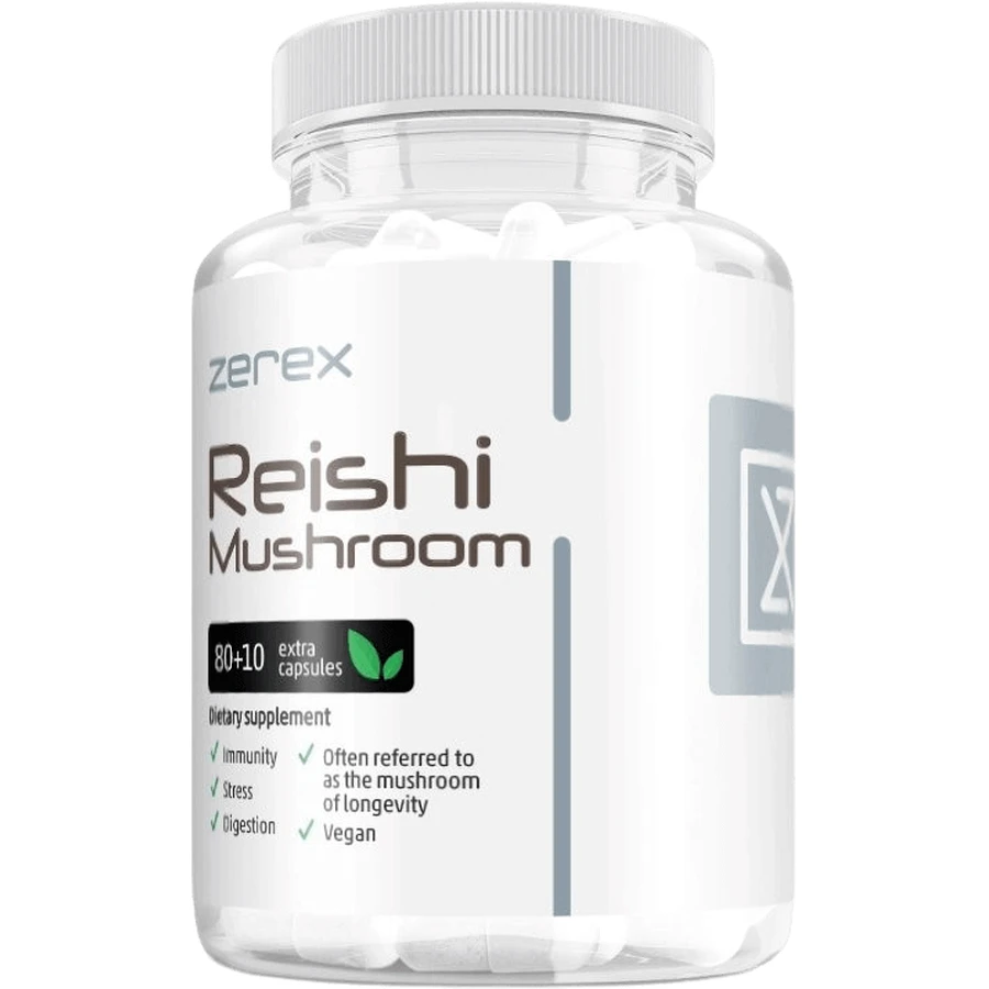 Zerex Reishi - довголіття та життєва сила 90 м'яких капсул: ціни та характеристики
