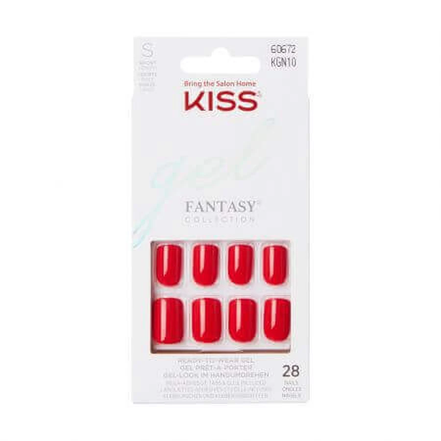 Накладні нігті Gel Fantasy Color, Whatever Short Squoval, Kiss: ціни та характеристики