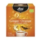 Органічний чай з апельсином, імбиром, корицею та ваніллю Ginger Orange, 12 пакетиків, Yogi Tea