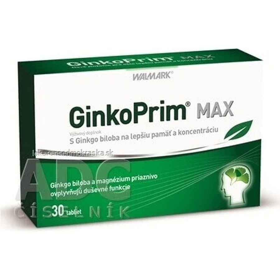 WALMARK GinkoPrim MAX 1×30 табл, пищевая добавка: цены и характеристики