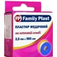 Family plast пластир медичний на нетканій основі 2.5 см х 500 см з підвісом