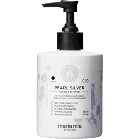 Maria Nila Colour Refresh Pearl Silver питательная маска без перманентных цветовых пигментов 0.20, 300 мл: цены и характеристики