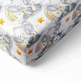 Простыня на резинке, 120x60x15 см, Elefanti, Tuxi Brands
