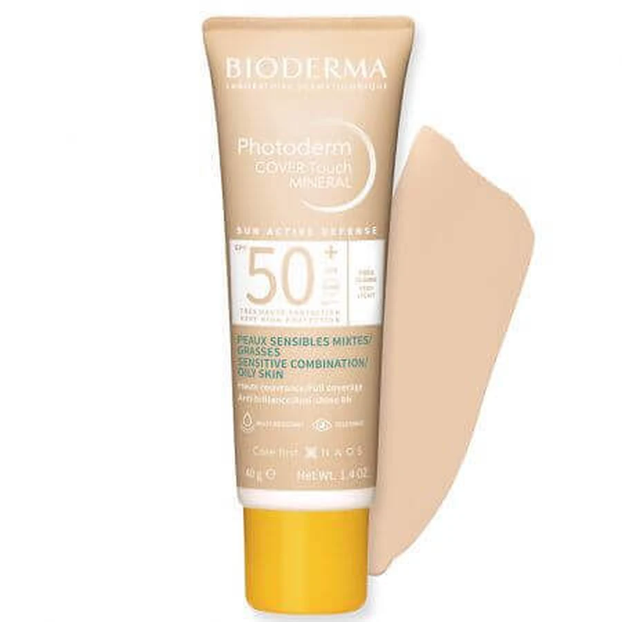 Bioderma Photoderm Photoderm Fluid Cover Touch с SPF50+ очень светлый , 40 г: цены и характеристики