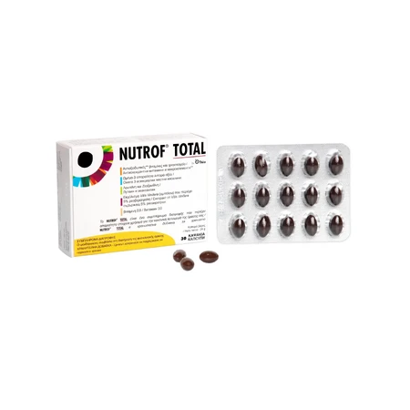 Нутроф Тотал (Nutrof Total), 30 м’яких капсул: ціни та характеристики
