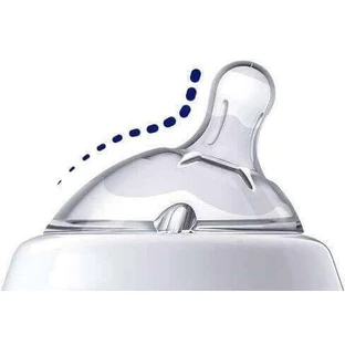 Склянка для грудного вигодовування Chicco Faa Natural Feeling нейтральна 0м+ 250 мл