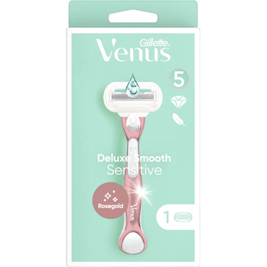 Бритва Gillette Venus Deluxe Smooth Sensitive Rose Gold: ціни та характеристики