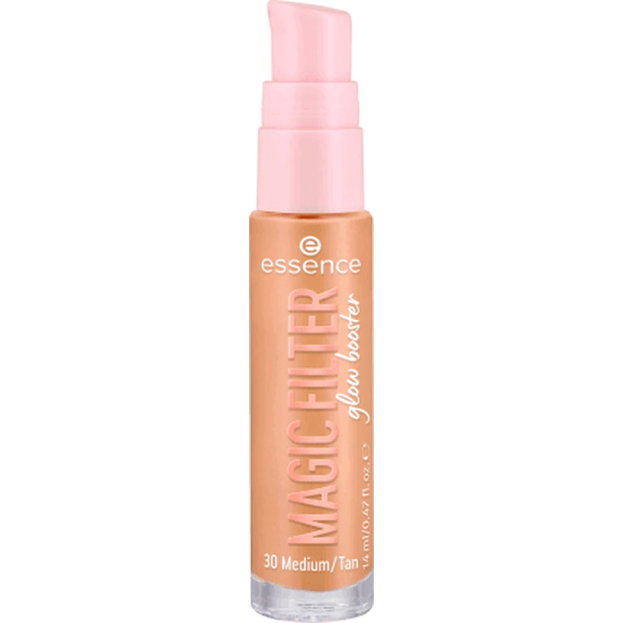 База під макіяж Glow Booster Magic Filter, 30 - середній/засмага, 14 мл, Essence: ціни та характеристики