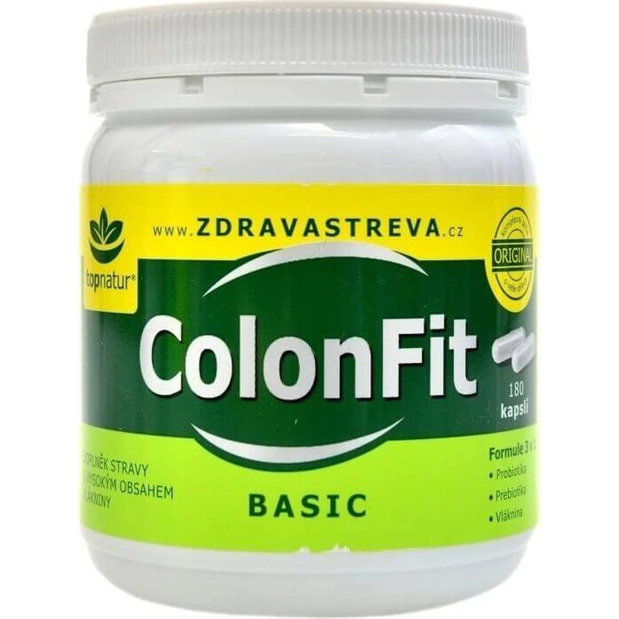 Topnatur ColonFit BASIC 1×180 cps, дієтична добавка: ціни та характеристики
