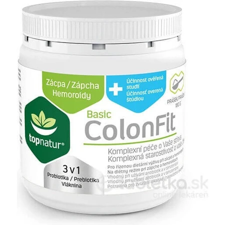 Topnatur ColonFit BASIC 1×180 cps, дієтична добавка: ціни та характеристики