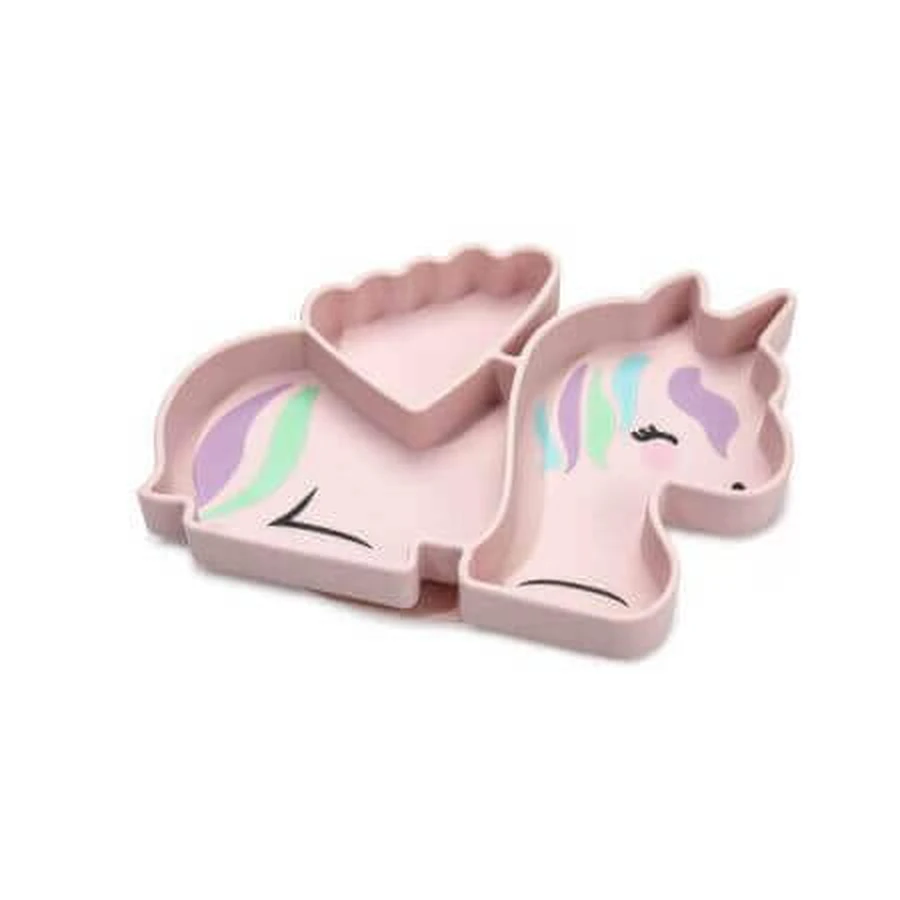 Блюдце з силіконовою присоскою, 6+ місяців, Unicorn, Melii: ціни та характеристики