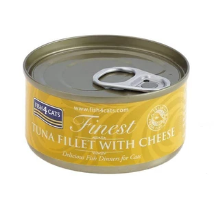 Fish4Cats Консерви для маку Finest тунець з сиром 70 г