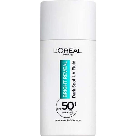 L'Oréal Paris Bright Reveal денний антиультрафіолетовий флюїд SPF 50+ проти темних плям 1×50 мл, денний крем: ціни та характеристики