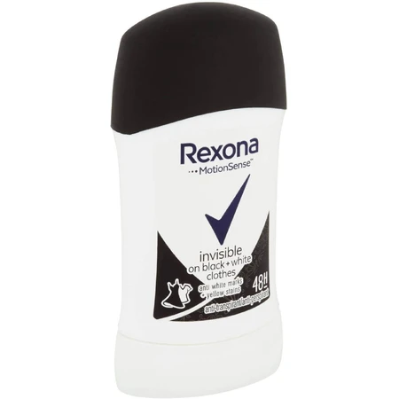 Твердий дезодорант Rexona Invisible on Black + White 40 мл: ціни та характеристики