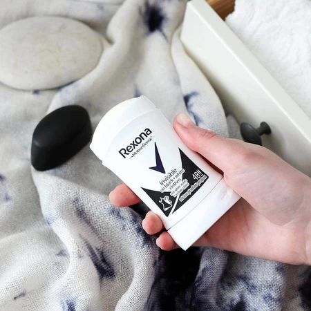 Твердий дезодорант Rexona Invisible on Black + White 40 мл: ціни та характеристики