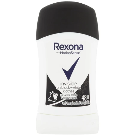 Твердий дезодорант Rexona Invisible on Black + White 40 мл: ціни та характеристики