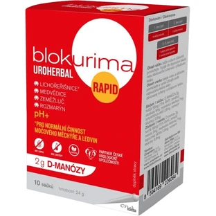 Blokurima Uroherbal Rapid 2g D-маноза 10 x 2,3 г