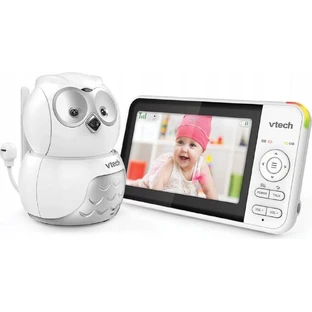 VTECH BM5550-OWL, дитяча відеоняня Сова з 5-дюймовим дисплеєм і дистанційною камерою 1×1шт, няня