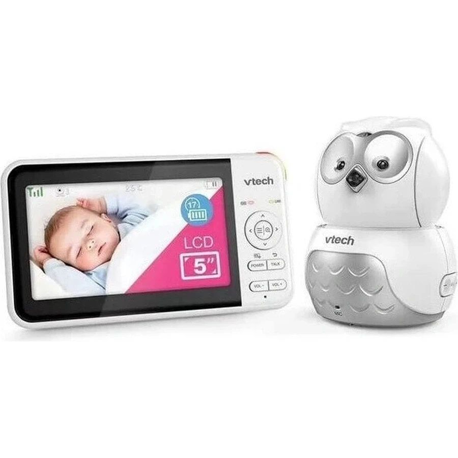 VTECH BM5550-OWL, детская видеоняня Сова с 5" дисплеем и выносной камерой 1×1шт, няня: цены и характеристики