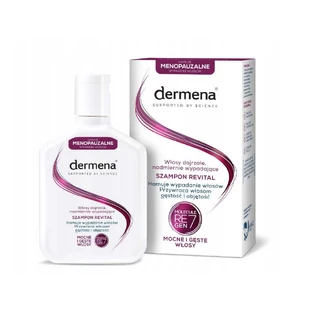 Dermena Supported By Science Ревіталізуючий шампунь для зрілого волосся з надмірним випадінням, 200 мл