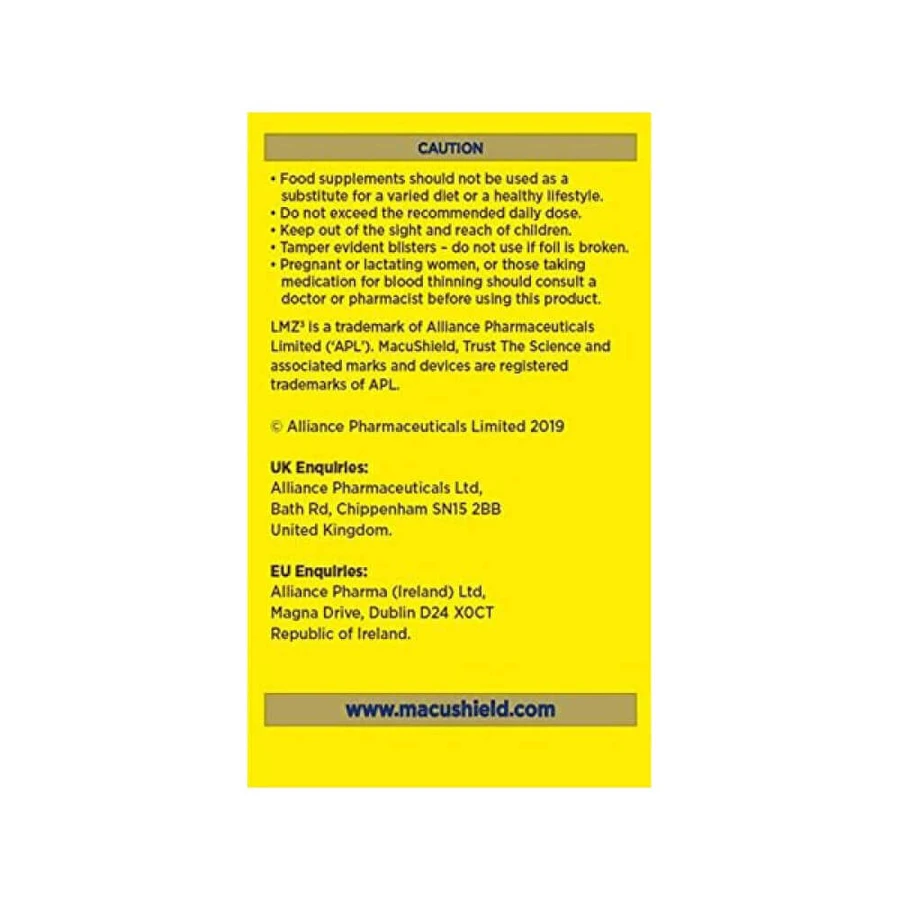 MacuShield Gold Macu Vision, 90 капсул: ціни та характеристики