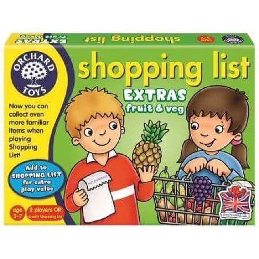 Настільна гра Orchard Toys Список покупок, фрукти та овочі, розвивальна, з 3 років: ціни та характеристики
