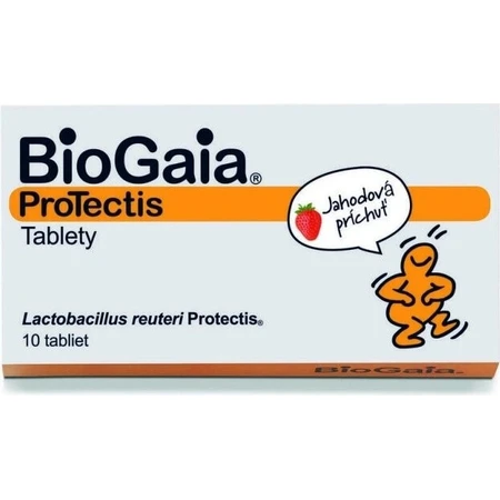 BioGaia ProTectis 1×10 шт, таблетки для ингаляций - со вкусом клубники: цены и характеристики