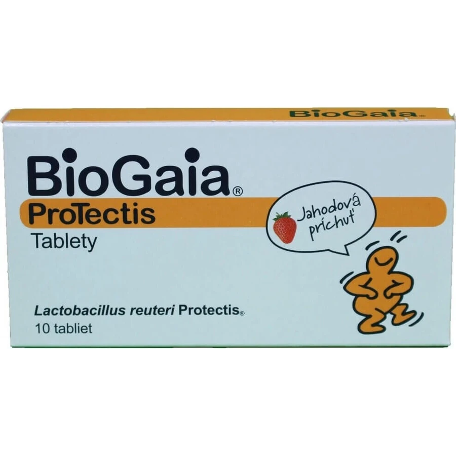 BioGaia ProTectis 1×10 шт, таблетки для ингаляций - со вкусом клубники: цены и характеристики