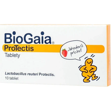 BioGaia ProTectis 1×10 шт, таблетки для ингаляций - со вкусом клубники: цены и характеристики
