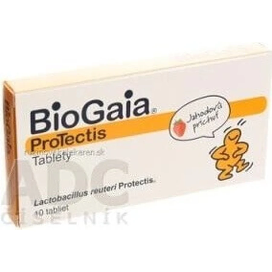 BioGaia ProTectis 1×10 шт, таблетки для ингаляций - со вкусом клубники: цены и характеристики