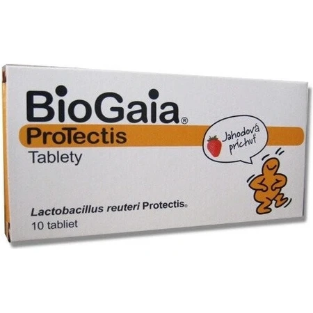 BioGaia ProTectis 1×10 шт, таблетки для ингаляций - со вкусом клубники: цены и характеристики