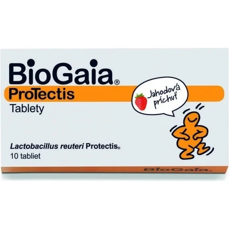 BioGaia ProTectis 1×10 шт, таблетки для ингаляций - со вкусом клубники: цены и характеристики