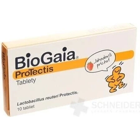 BioGaia ProTectis 1×10 шт, таблетки для ингаляций - со вкусом клубники: цены и характеристики