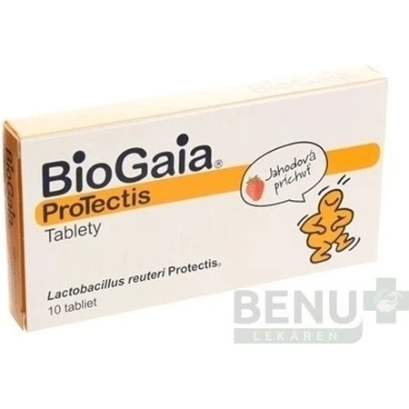 BioGaia ProTectis 1×10 шт, таблетки для ингаляций - со вкусом клубники: цены и характеристики