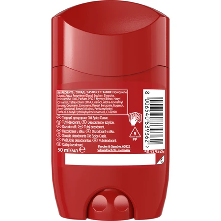 Дезодорант для чоловіків Old Spice Oasis Твердий, 48 годин свіжості з ароматом димчастої ванілі 50 мл: ціни та характеристики