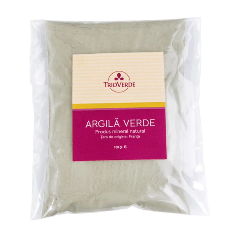 Зелена глина, 100 г, Trio Verde: ціни та характеристики