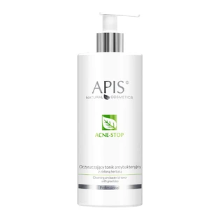 Apis Acne-Stop Очищающий антибактериальный тоник с зеленым чаем, 500 мл