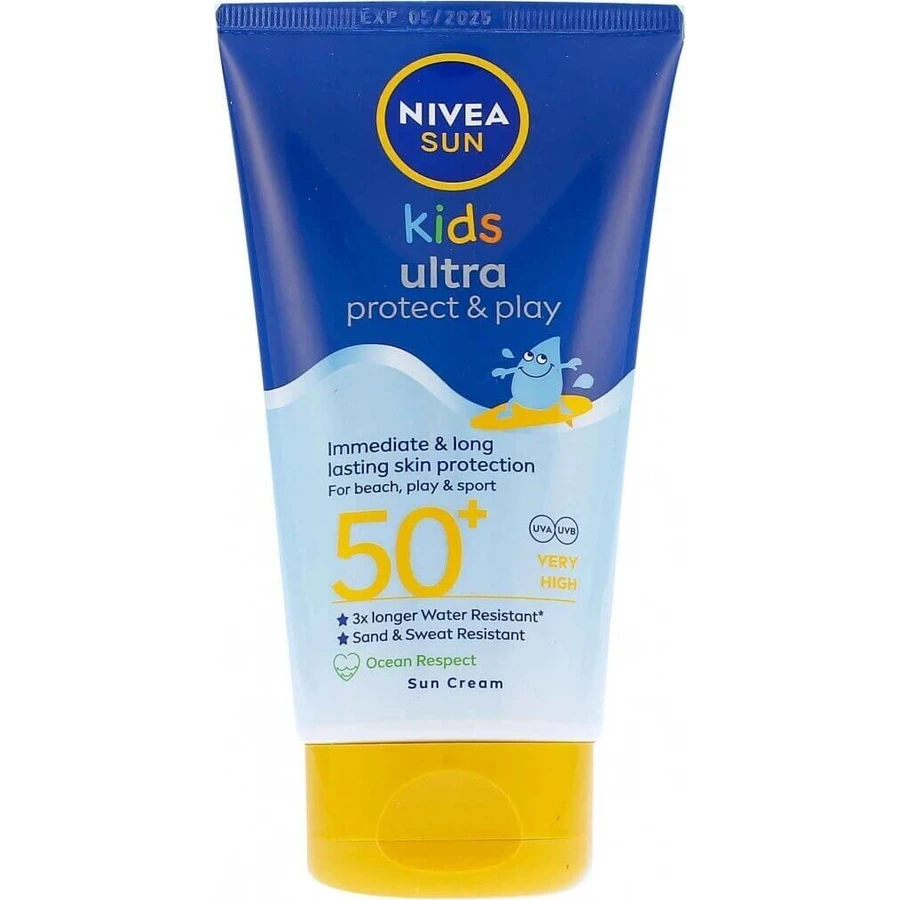 Nivea Sun Baby Lotion Protect&Play OF 50+ 1×150 мл, дитячий сонцезахисний лосьйон: ціни та характеристики