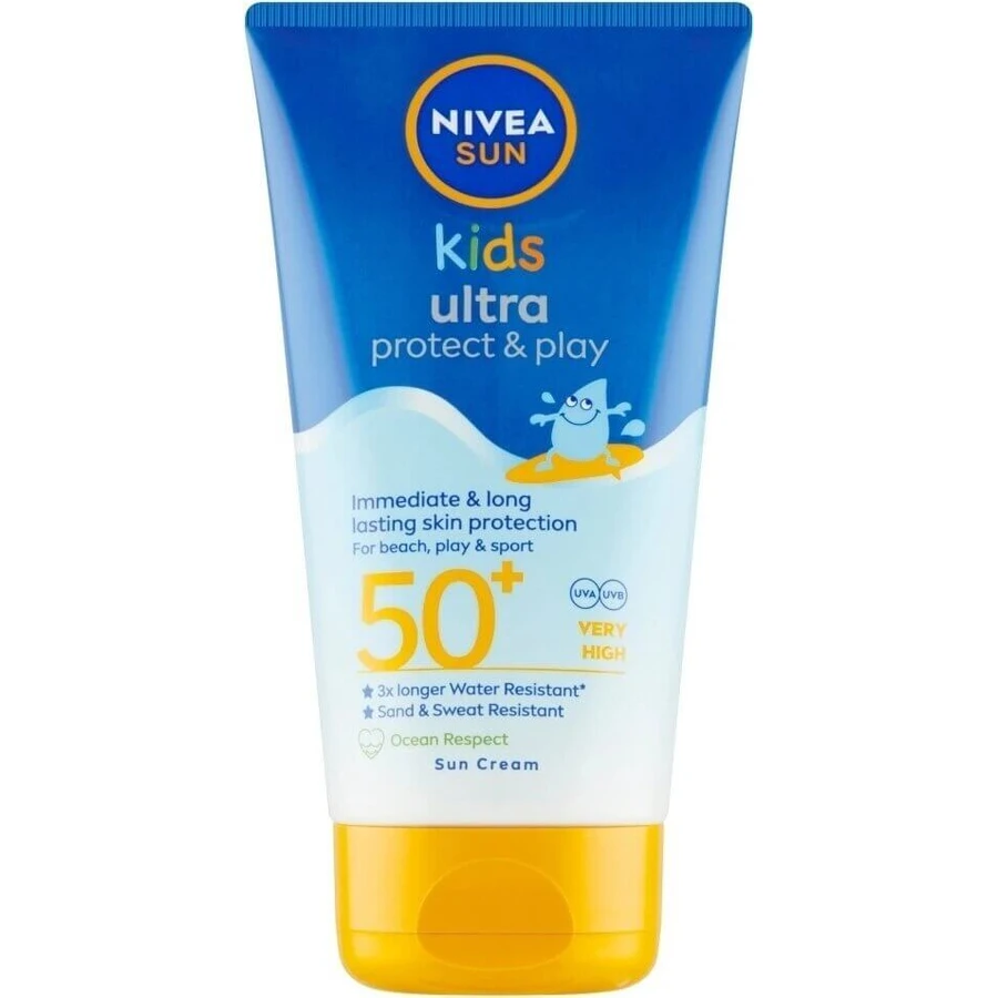 Nivea Sun Baby Lotion Protect&Play OF 50+ 1×150 мл, дитячий сонцезахисний лосьйон: ціни та характеристики