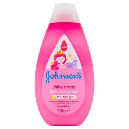 Дитячий шампунь Johnson s Shiny Drops з аргановою олією, 500 мл: ціни та характеристики