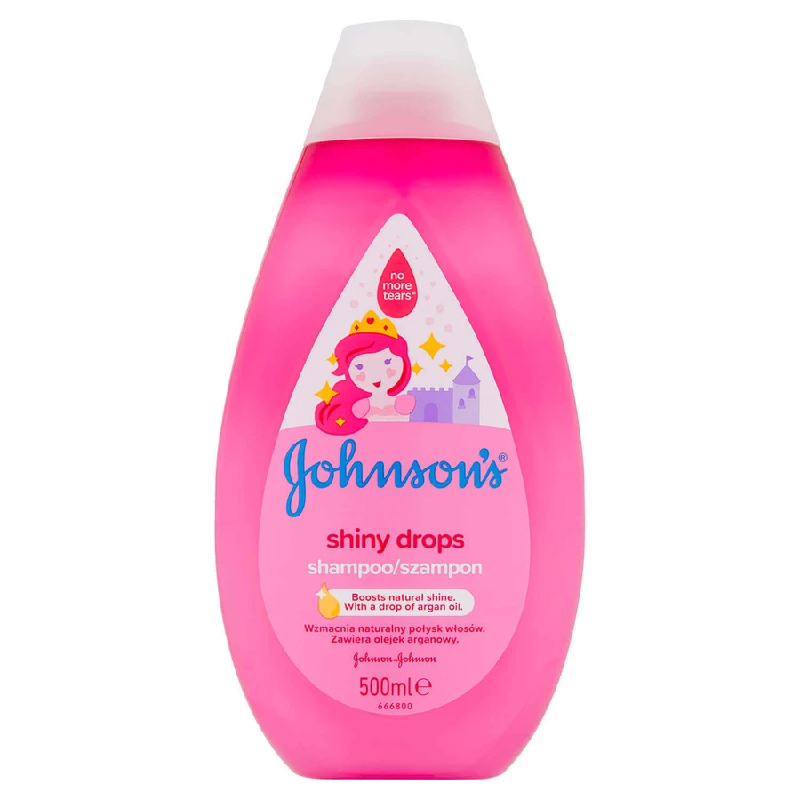 Дитячий шампунь Johnson s Shiny Drops з аргановою олією, 500 мл: ціни та характеристики