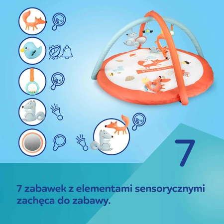 Canpol Babies, килимок розвиваючий, Лисичка, від народження, 1 шт: ціни та характеристики