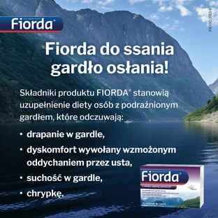 Фіорда, зі смаком чорної смородини, 30 пастилок