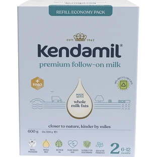 Суха молочна суміш Kendamil Premium 2 HMO+ для дітей з 6 до 12 місяців, 600 г