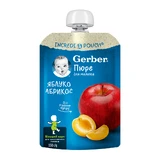 Дитяче пюре з яблук та абрикосів, 6 місяців+, 150 г, Gerber