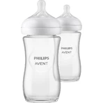 Philips AVENT Пляшечка зі скла Natural Response 240 мл, 1м + 2 шт 1×2 шт, пляшечка: ціни та характеристики