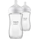 Philips AVENT Пляшечка зі скла Natural Response 240 мл, 1м + 2 шт 1×2 шт, пляшечка