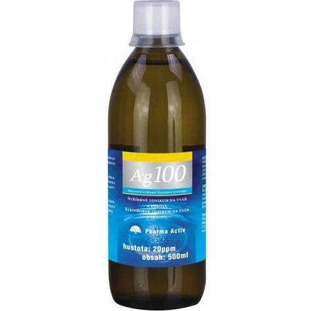 Pharma Activ Колоїдне срібло Ag100 1×500 мл, 20 ppm, колоїдне срібло: ціни та характеристики