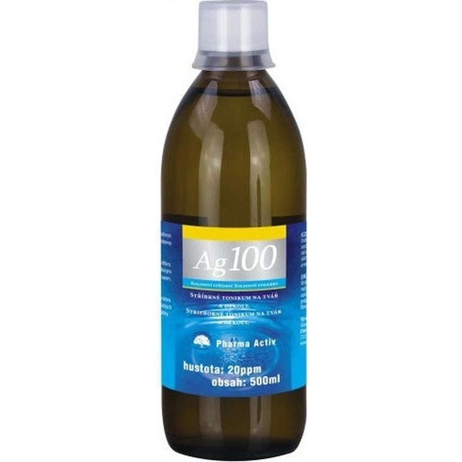 Pharma Activ Колоїдне срібло Ag100 1×500 мл, 20 ppm, колоїдне срібло: ціни та характеристики