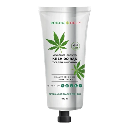 Botanic Help, увлажняющий и восстанавливающий крем для рук с конопляным маслом, 100 мл: цены и характеристики